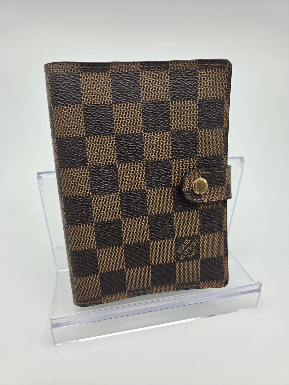 Authentic Preloved Louis Vuitton Brown Damier Ebene Agenda PM